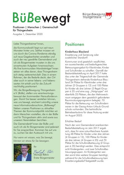 Cover Ausgabe 1